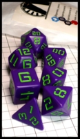 Dice : Dice - Dice Sets - Legendary Pants Purple with Teal Numerals - Dark Ages